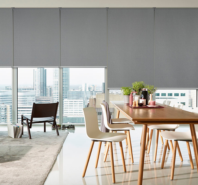 Roller Blinds modern-living-room