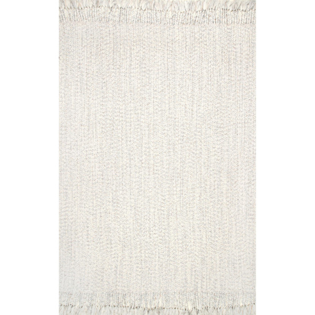 Casuals Contemporary Area Rug, Ivory, 8'6"x10'6"