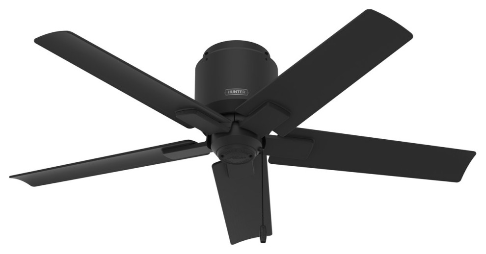 Terrace Cove 44 in. Outdoor Fan, Matte Black Transitional Ceiling