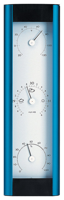Weather Station Android Barometer Aluminum Silver - Modern - Decorative ...