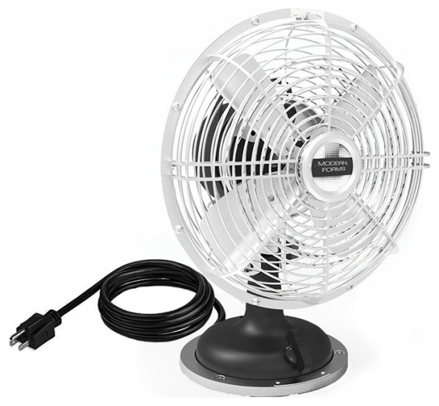 Modern Forms 18" Oscillating Plugin Desk Fan With 3Speed Motor