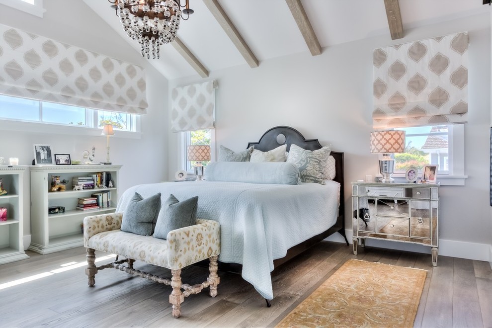 Country bedroom in Orange County.