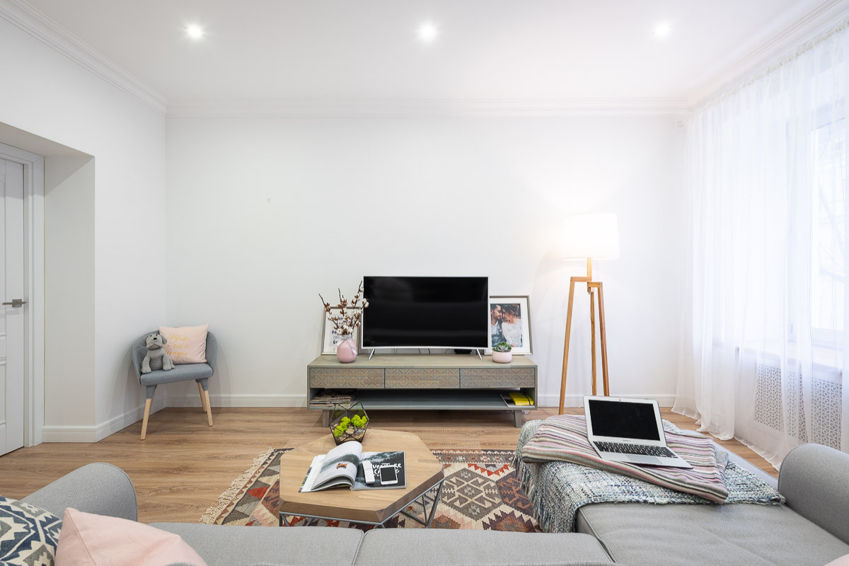 Проект квартиры для молодой семьи на Павелецкой - 80м2