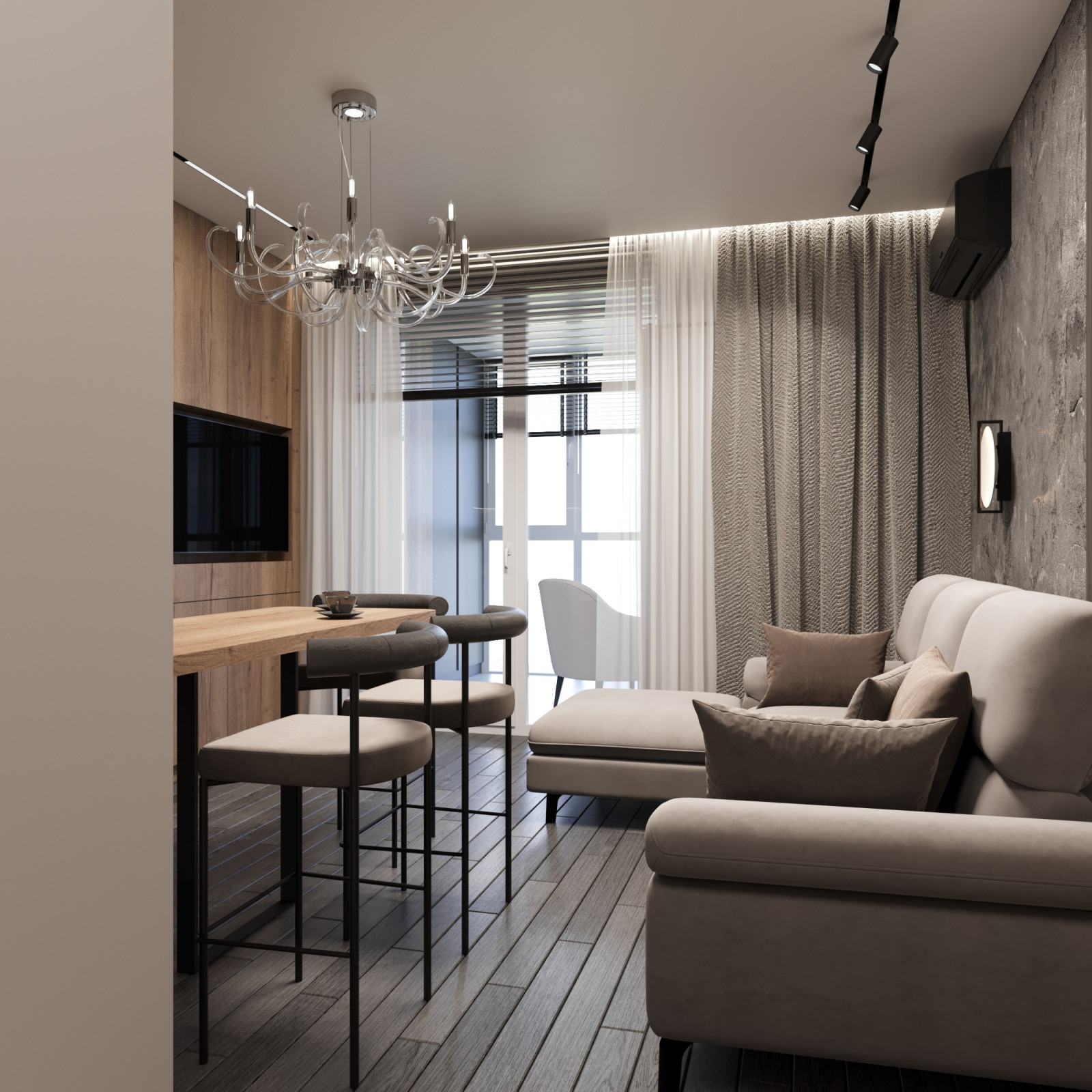 Двухкомнатная квартира для эстета