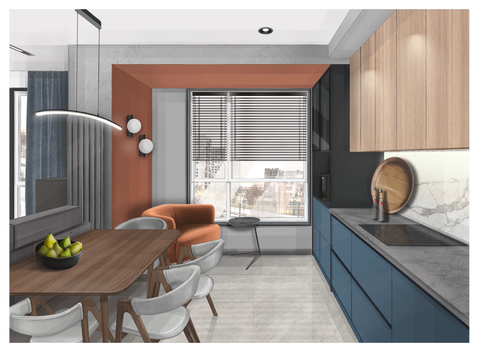 Кухня-гостиная