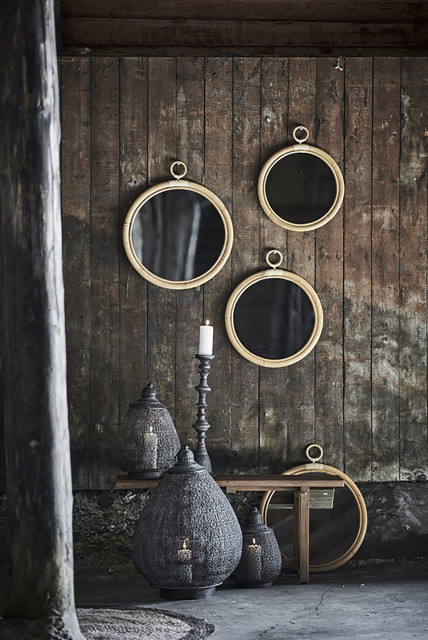 Antique tri fold mirror - België