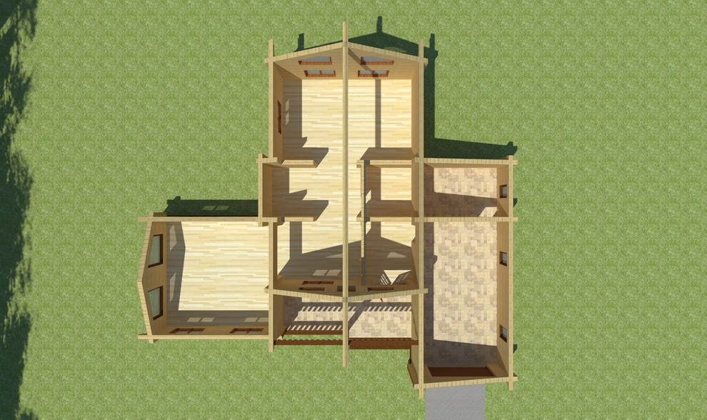 Проект дома из клееного бруса