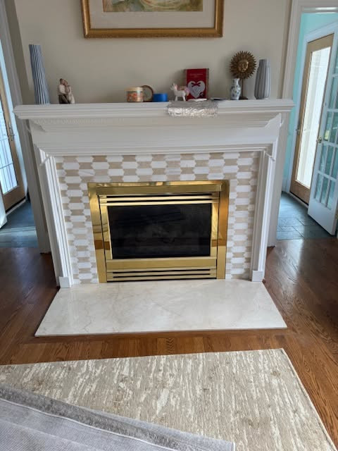 Tile Fireplace