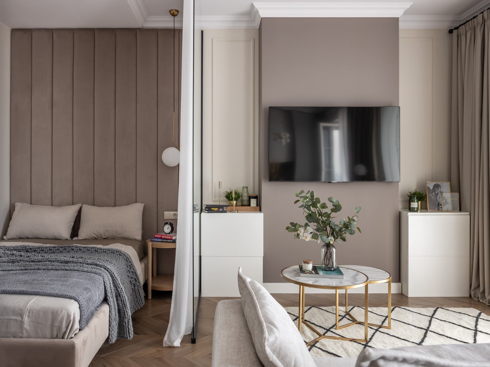 Проект-переделка однокомнатной квартиры в г. Самара