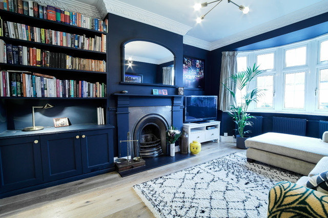 Finchley contemporary-vardagsrum