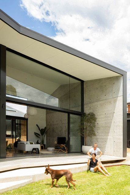 Binary House modern-fasad