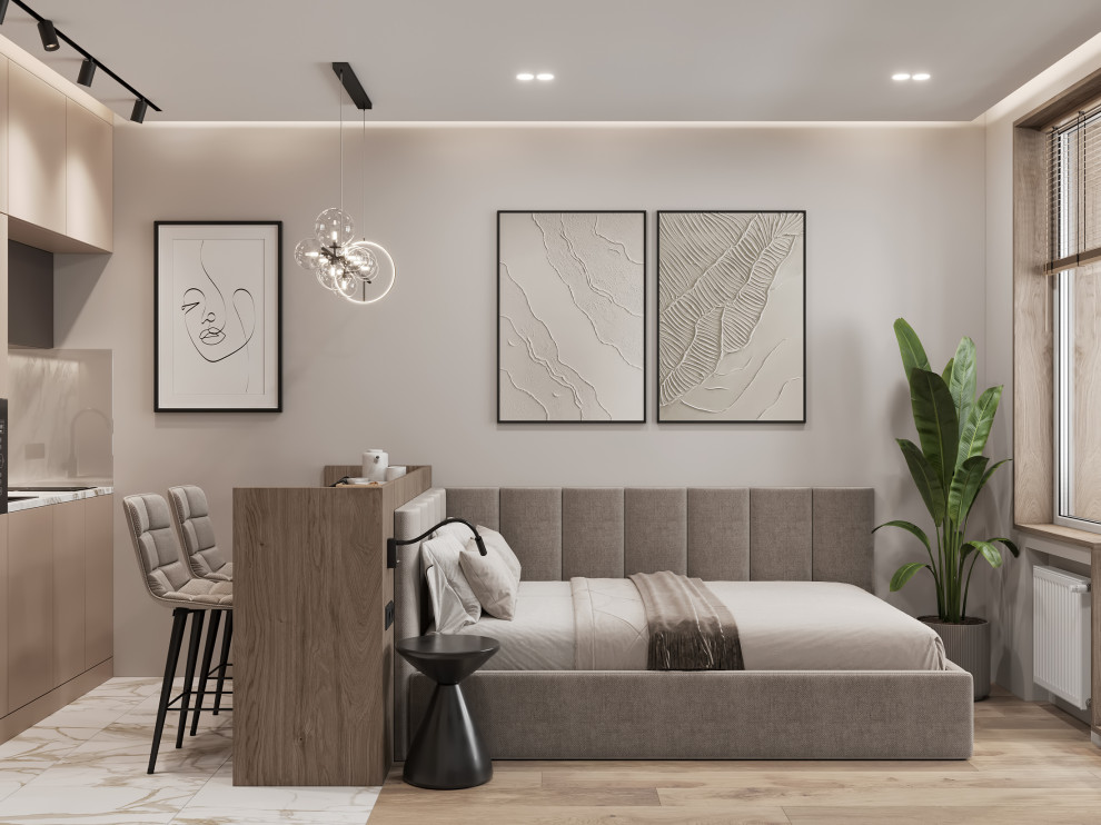 Квартира-студия для молодой девушки в Санкт-Петербурге