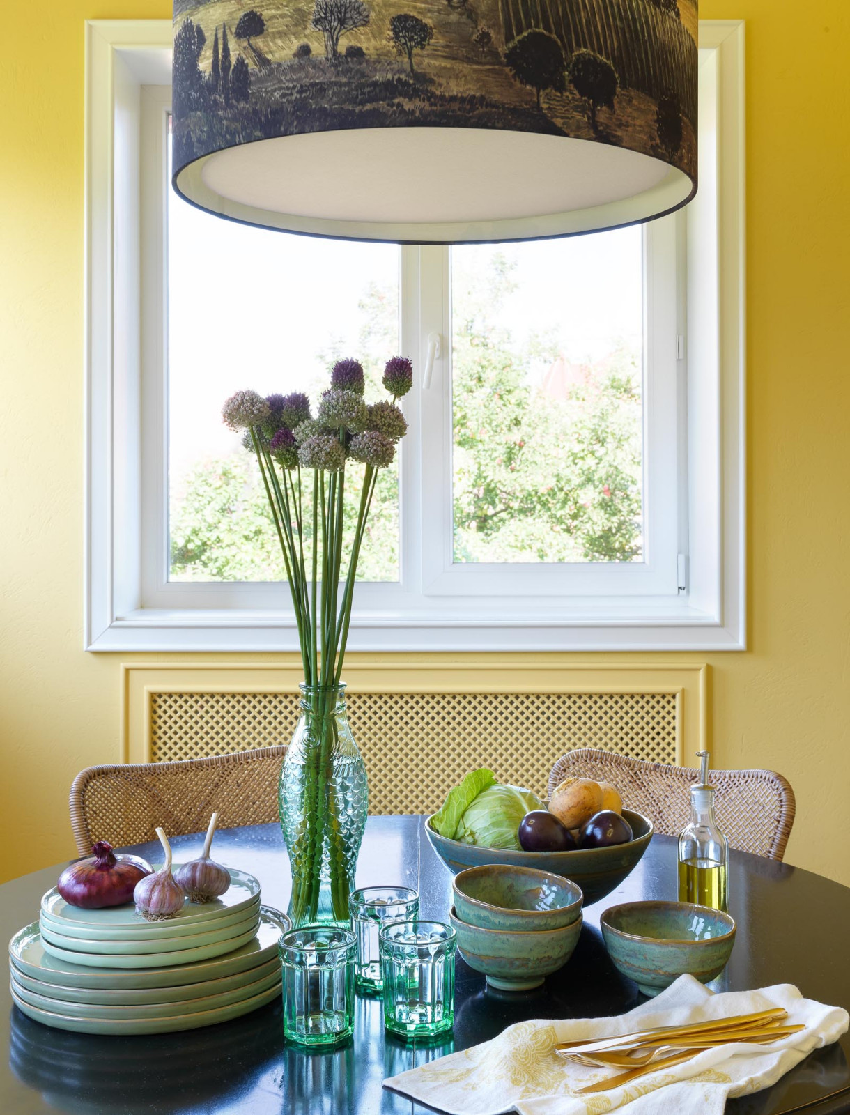 Дом на берегу Клязьминского водохранилища. Столовая