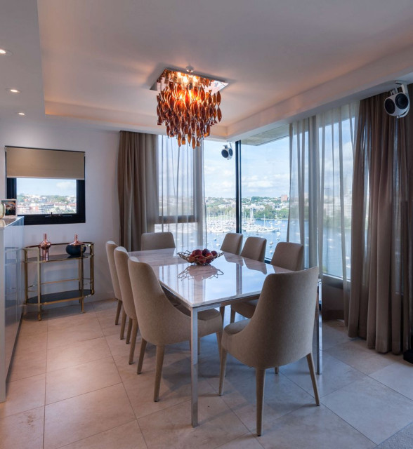 Darling Point Penthouse Renovation dining-room