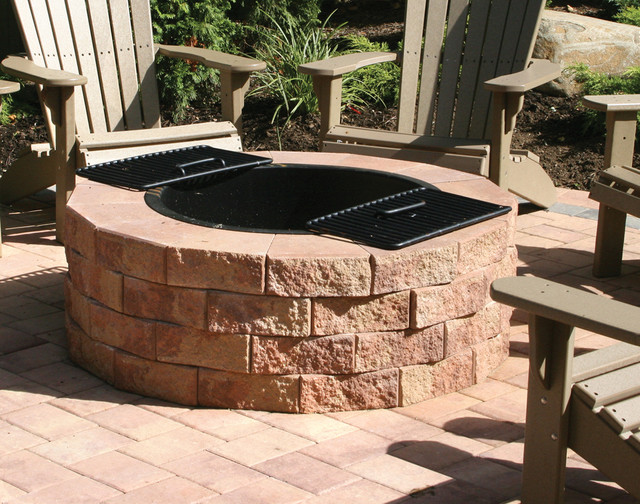 Firepit Kit - Traditional - Patio - New York - by Nicolock ...