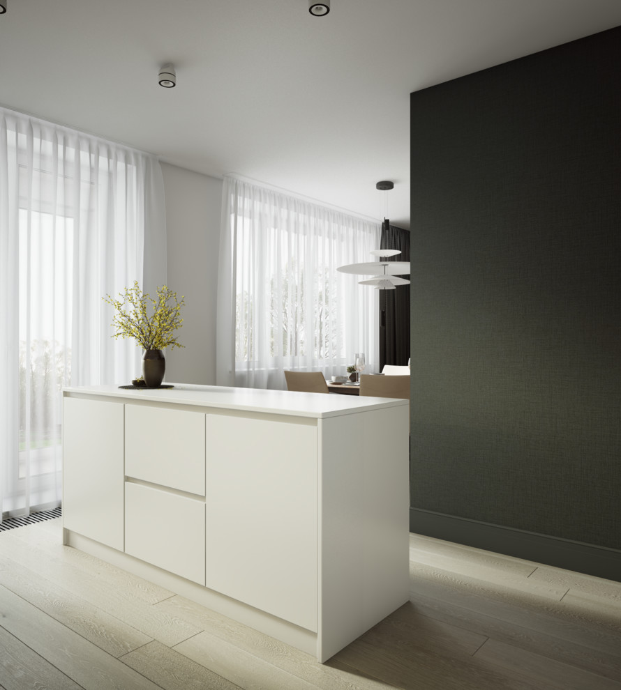 Интерьер двухкомнатной квартиры 65м2 на Озерной улице