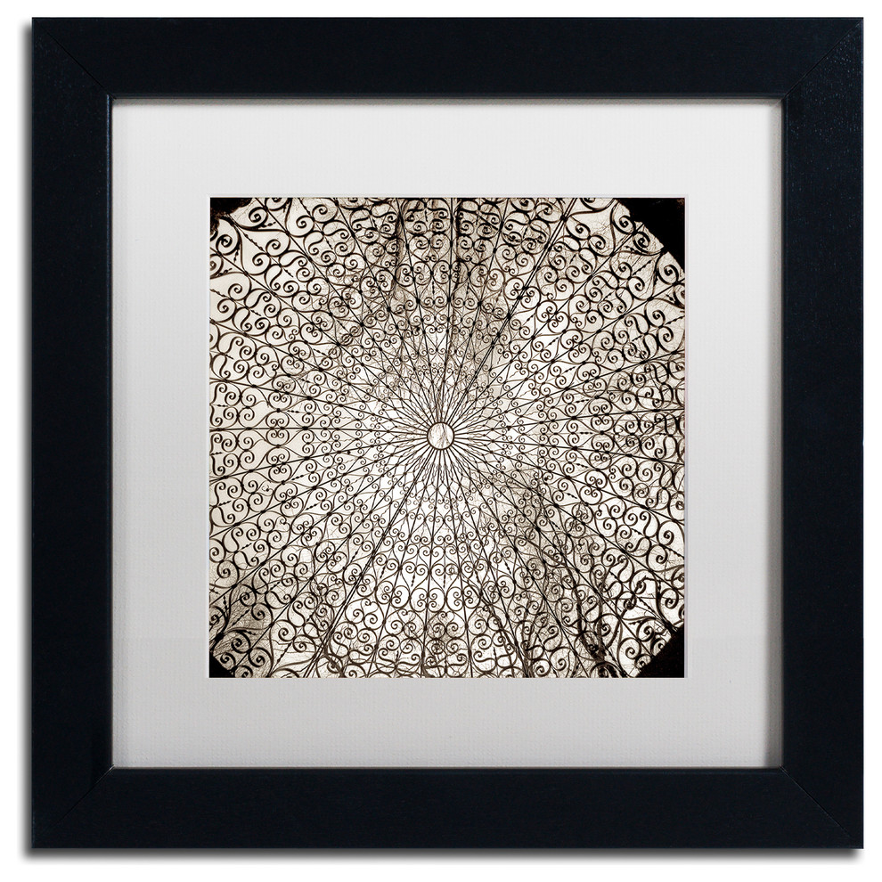 Alan Blaustein 'Gazebo I' Art, 11"x 11" Mediterranean Prints And