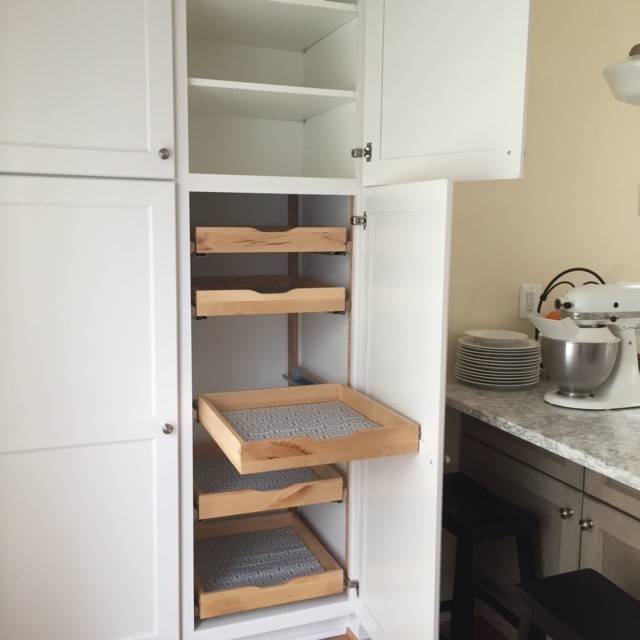 Pullout Pantry Cabinet - Omega Cabinetry Specialty Cabinets