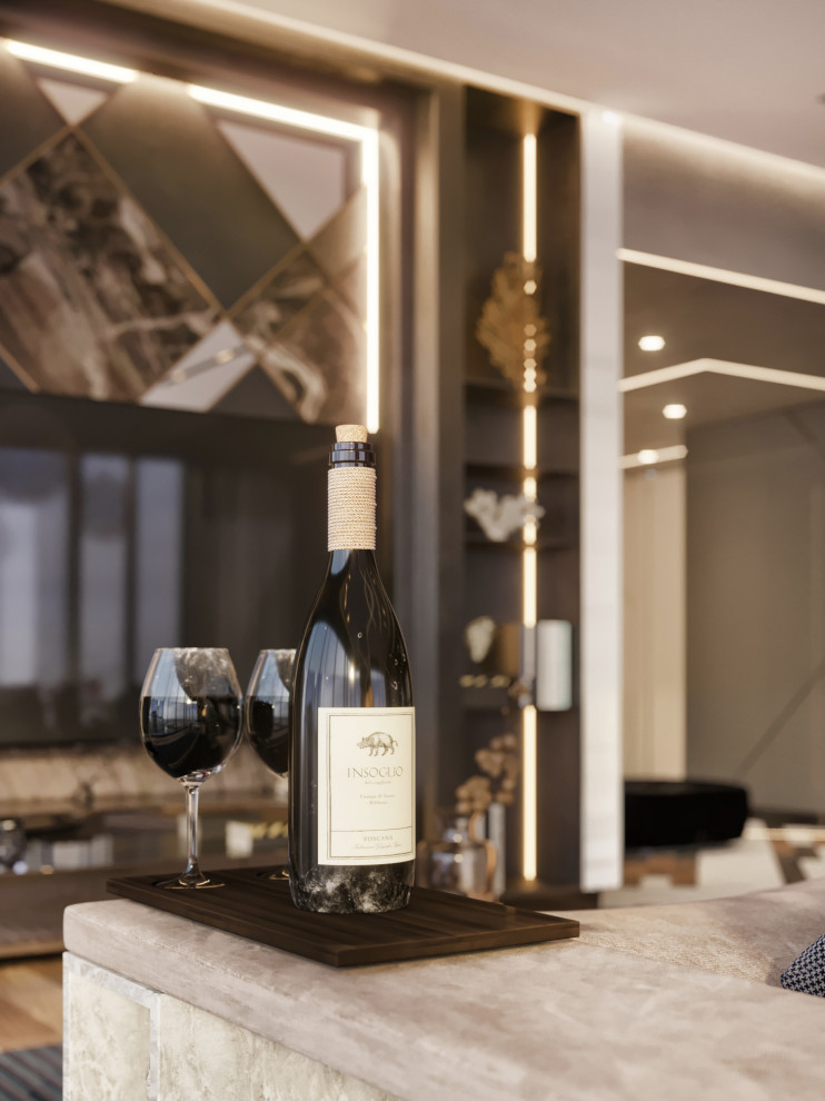 Apartments in the skyscraper «OKO»