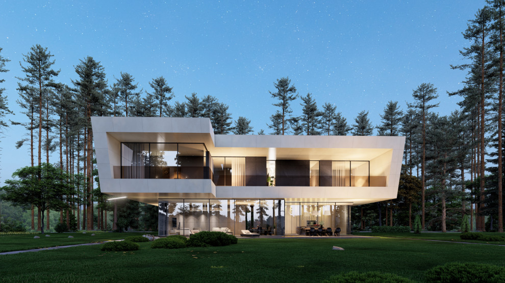 Дом в тиле футуризм