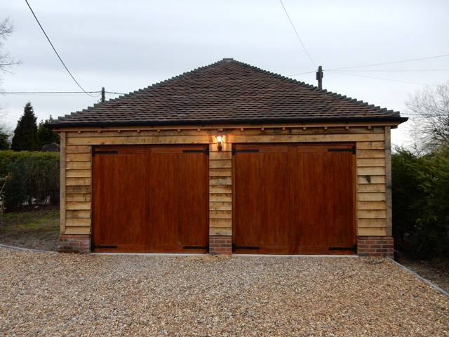 New Detached Double Garage - Traditional - Garage - Hampshire - by LFA
