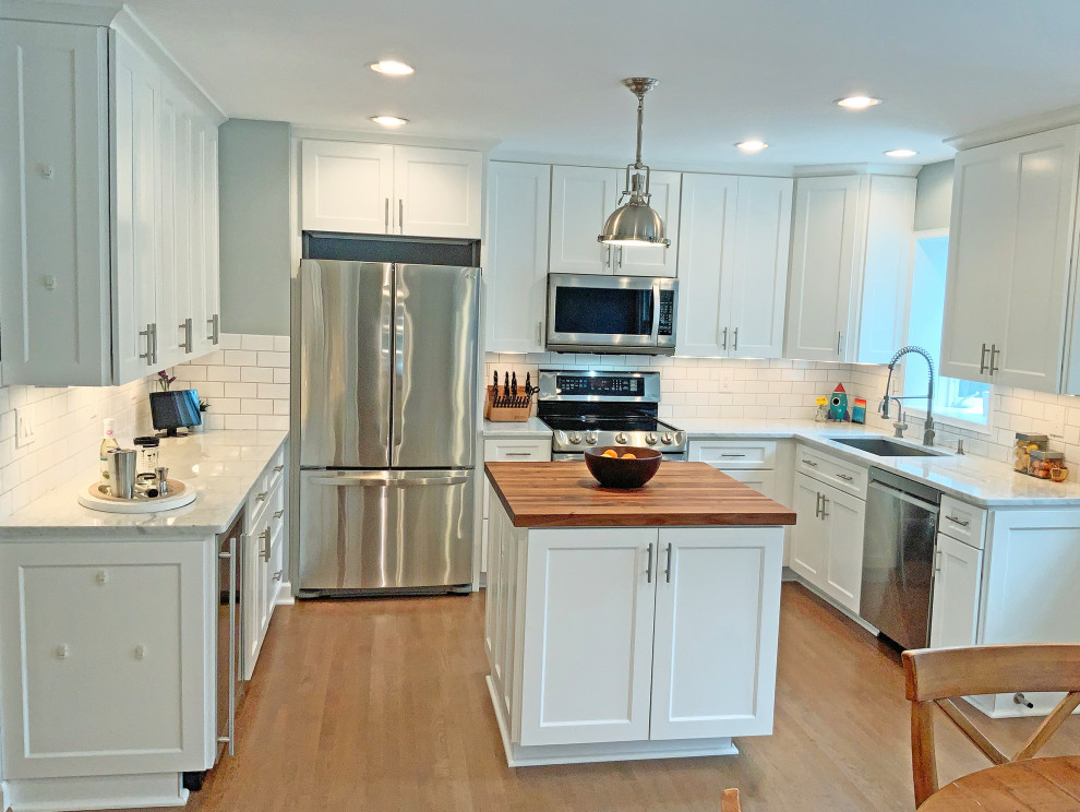 Home Redesign - Modern - Kitchen - DC Metro - by Staged By Three