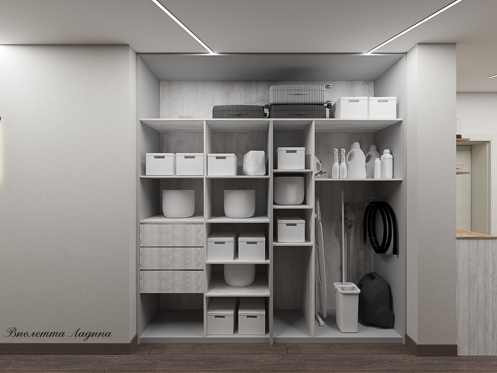 Большая квартира с воспоминаниями о путешествиях.