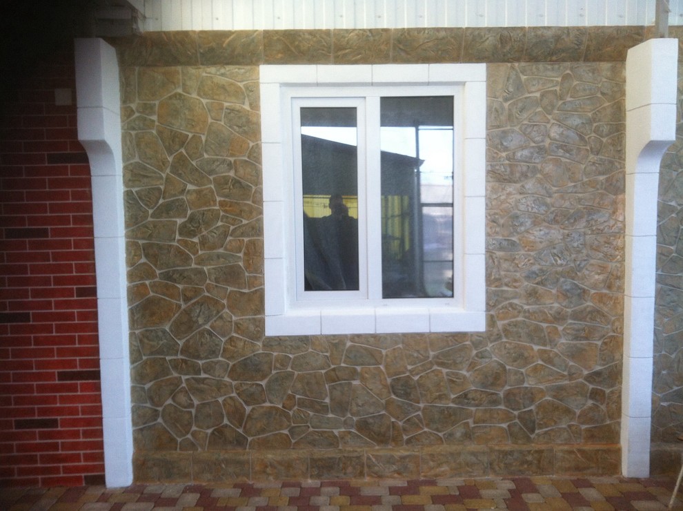 Декоративная штампованная штукатурка