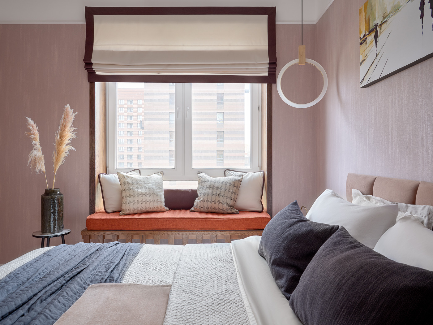 Реализованный проект спальни в ЖК Черняховского.