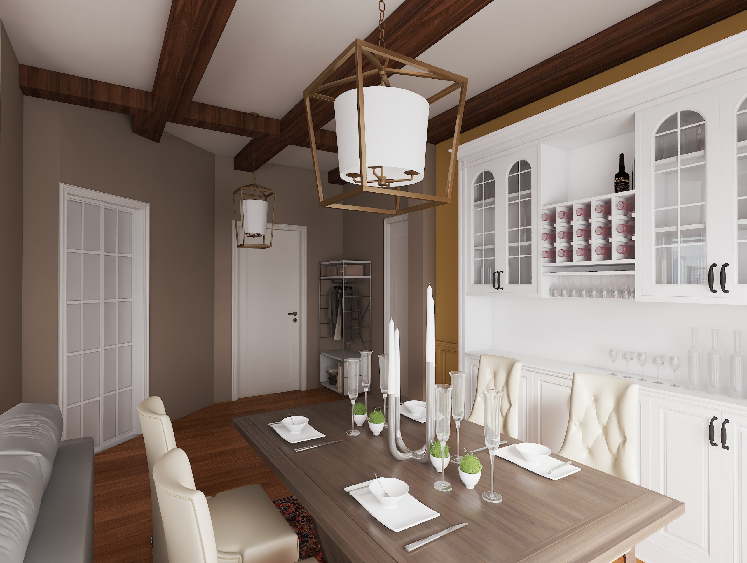 Living in stile "Modern Farm"