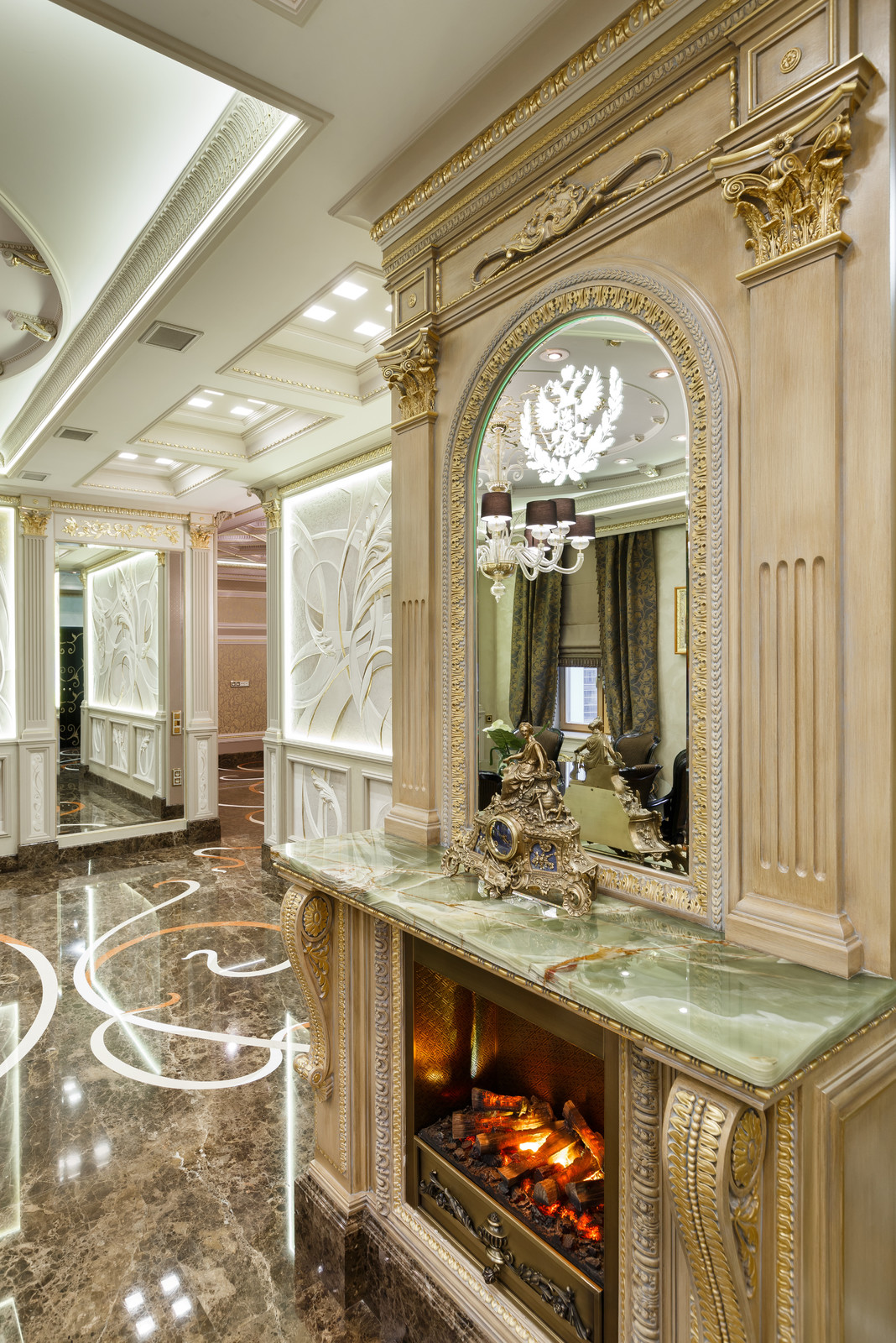 Классический интерьер на Крестовском острове города Петербурга