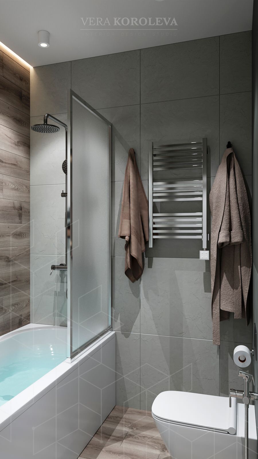 Дизайн-проект двухкомнатной квартиры в современном стиле