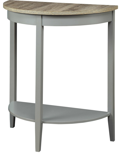 Justino Console Table - Gray Oak, Gray