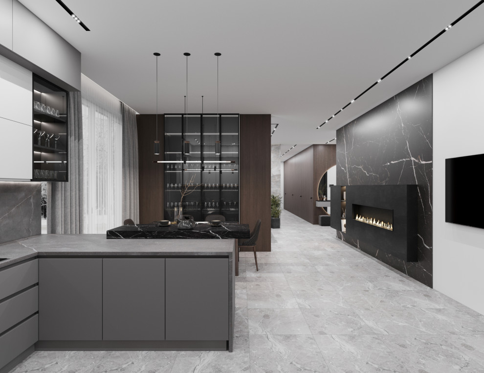 Коттедж в стиле современного минимализма