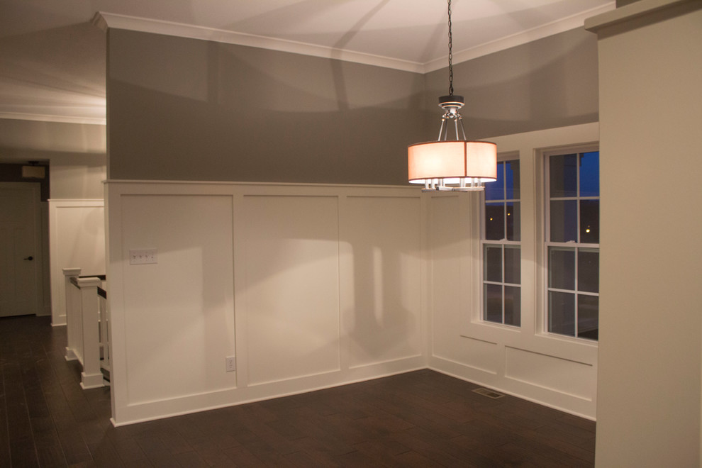Example of a transitional dining room design in Richmond
