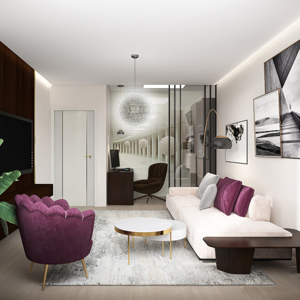 Гостиная с кабинетом