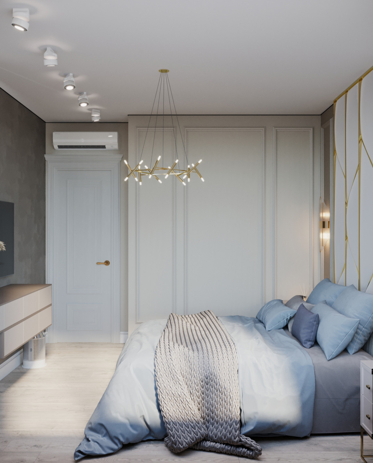 Квартира 50 кв.м. в стиле Неоклассика