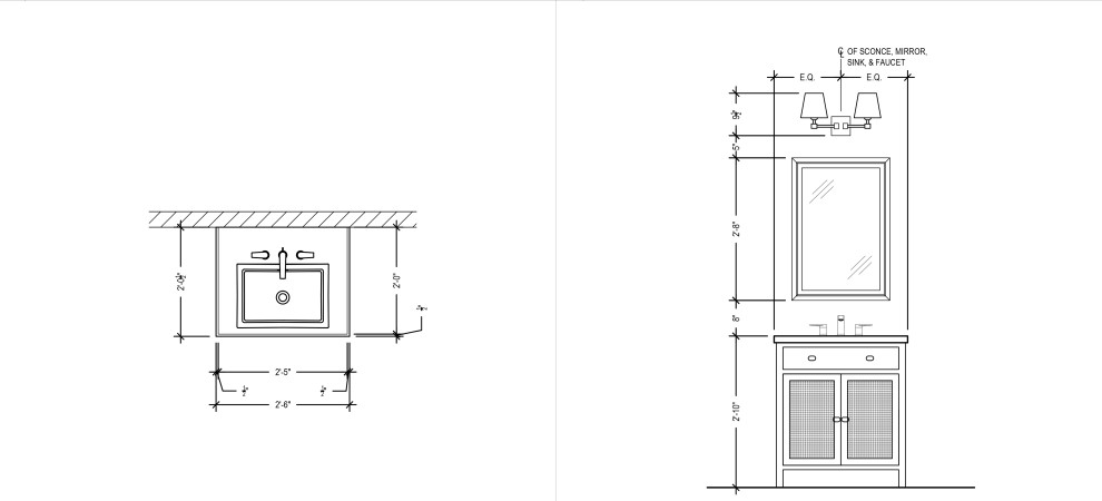 The Gridline Vanity