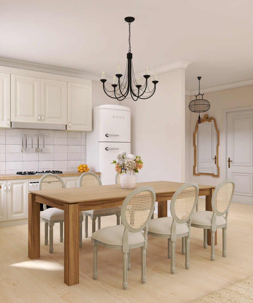 Проект кухни-гостиной в стиле "Прованс"