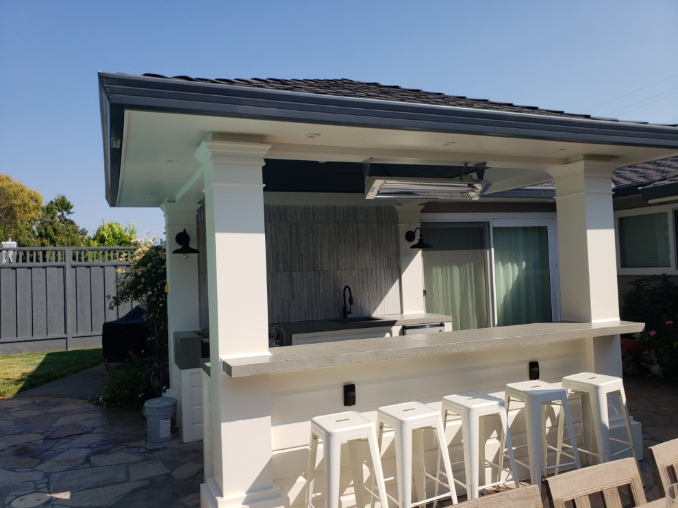 Pool house & Outdoor kitchen remodel