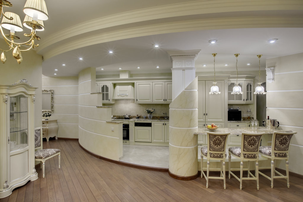 Декоративная штукатурка в интерьере