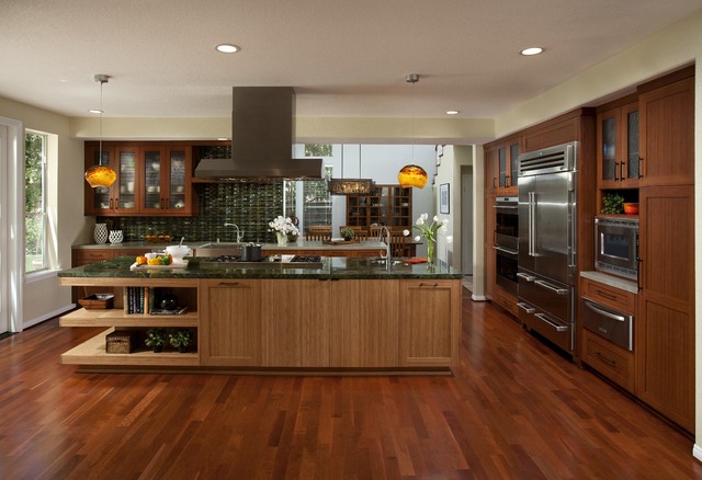 Dewils Bamboo Cabinetry Contemporary Kitchen Portland By