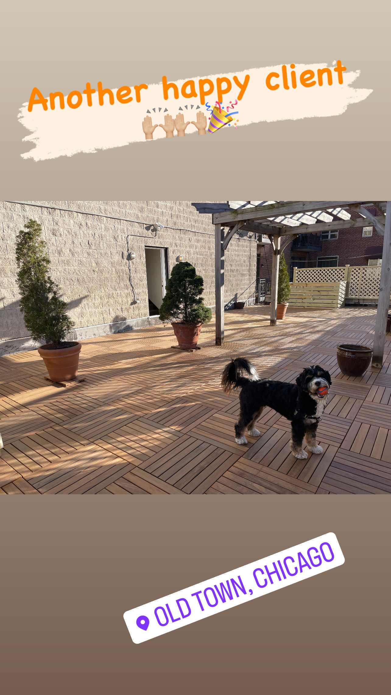 Old town IPE decking tiles