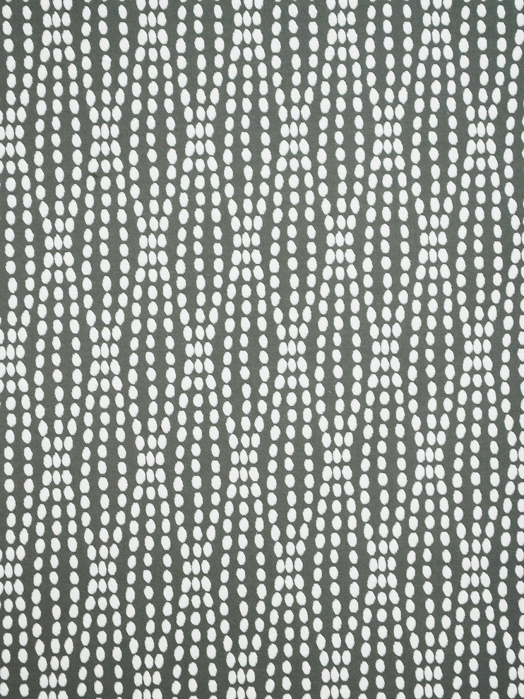 Strands of Dots Upholstery Fabric, Charcoal