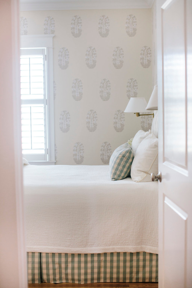 Inspiration for a coastal bedroom remodel in Houston