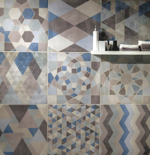 Bathroom - contemporary porcelain bathroom idea