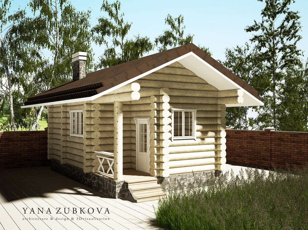 Проект бани на территории частного домовладения