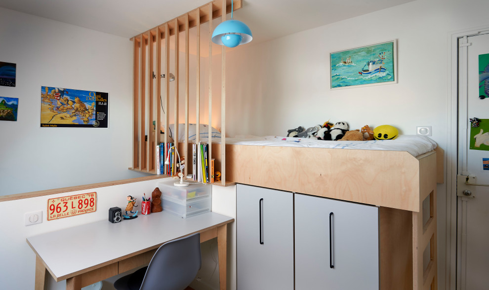 Idée de décoration pour une chambre d'enfant design.