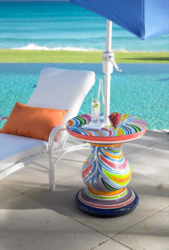 Pool - eclectic pool idea