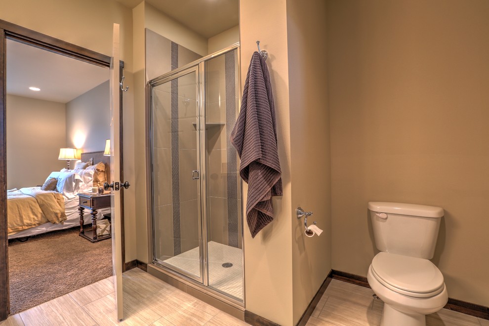 Home design - rustic home design idea in Seattle